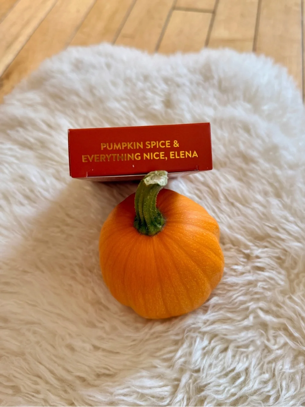 🍁NWT Red Aspen press on Nails - Pumpkin Spice